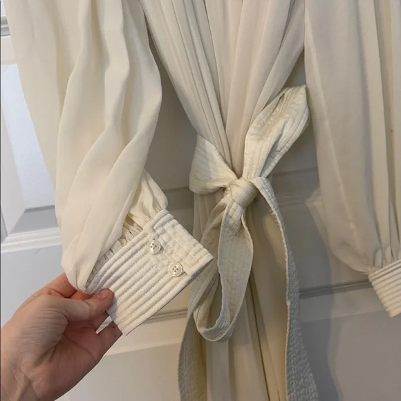 Tory Burch Cream Textured Dress - Picture 3 of 3